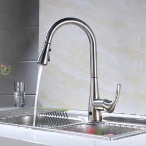 Pull-down  kitchen faucet