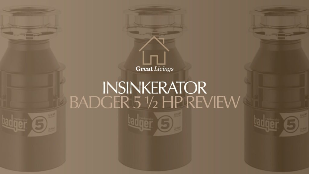 InSinkErator Badger 5 1/2 HP Continuous Feed – Wise-pick Garbage Disposal for Small Home