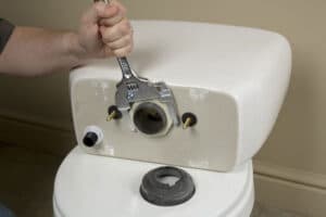 Fixing a Toilet leaking tank